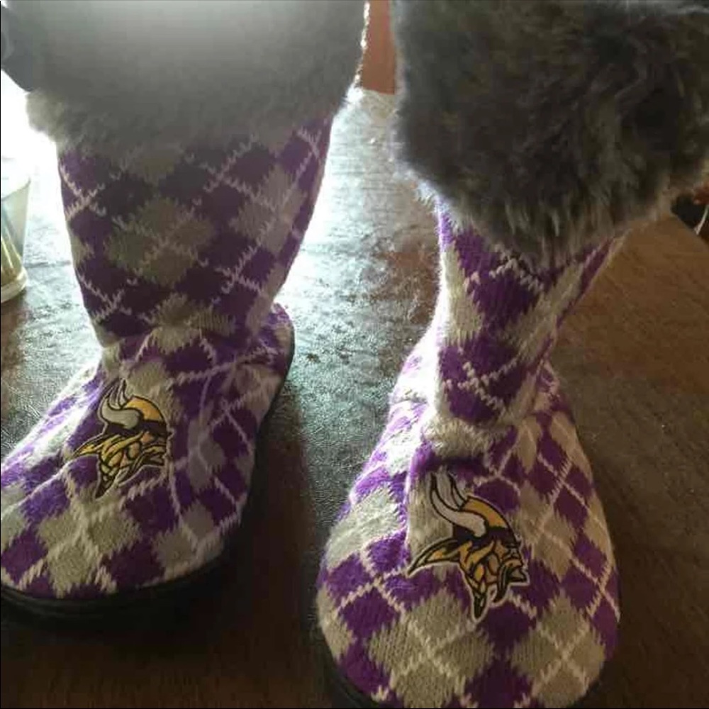 Minnesota vikings slippers